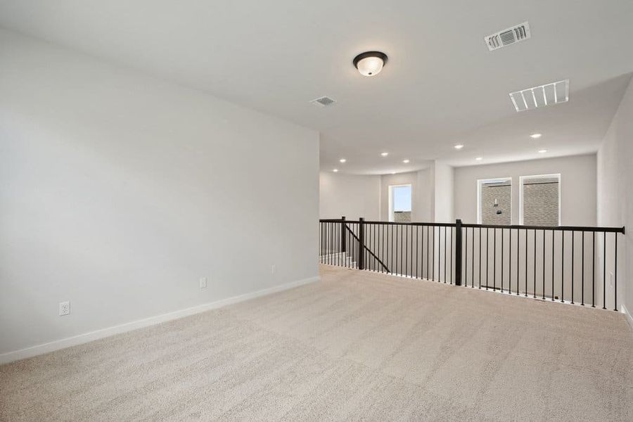 Spacious, unfurnished interior of a new home in Lariat, Liberty Hill (Image 42). Spacious, unfurnished interior of a new home in Lariat, Liberty Hill (Image 42).