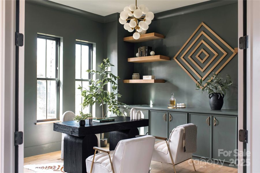 Furnished interior view inside a new home in , Charlotte (Image 35).