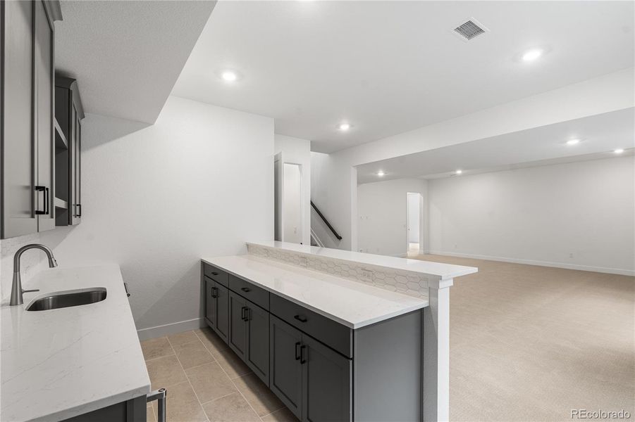 Furnished interior view inside a new home in Horizon at Solstice, Littleton (Image 26).