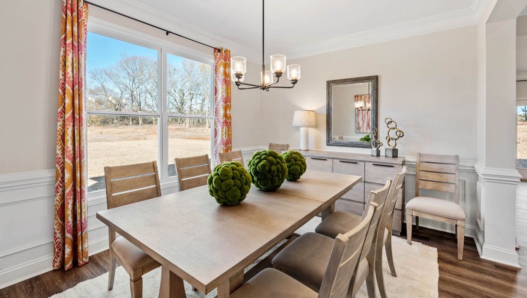 Furnished interior view inside a new home in Campbell Ridge, Piedmont (Image 8).
