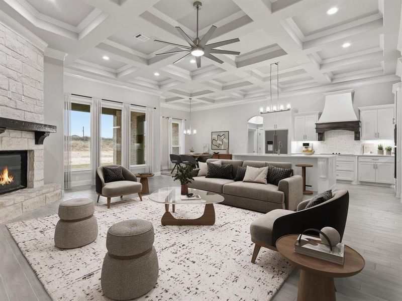 Virtually Staged: Living Room