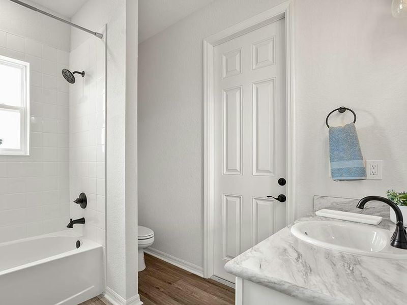 Meanwhile, bath 3 serves bedroom 4 and your guests - Westin II by Highland Homes