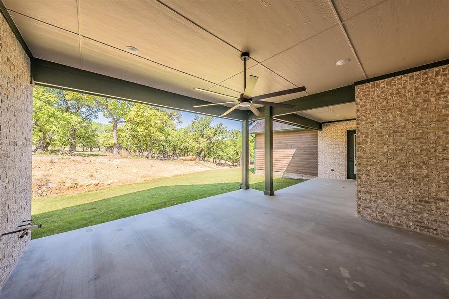 Expansive Patio for outdoor entertaining.