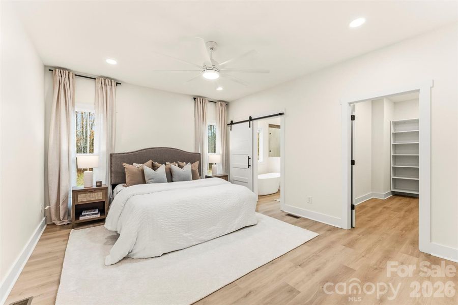 Furnished interior view inside a new home in , Bessemer City (Image 9).