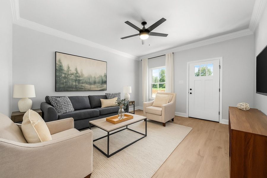 Furnished interior view inside a new home in Saddlebrook, Murfreesboro (Image 5).