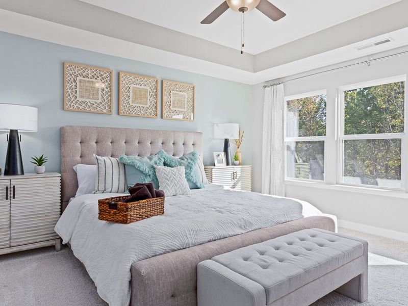 Representative furnished interior of a home built from the The Hemlock A by Davidson Homes LLC in Enclave at Belmont, Belmont (Image 19). Representative furnished interior of a home built from the The Hemlock A by Davidson Homes LLC in Enclave at Belmont, Belmont (Image 19).
