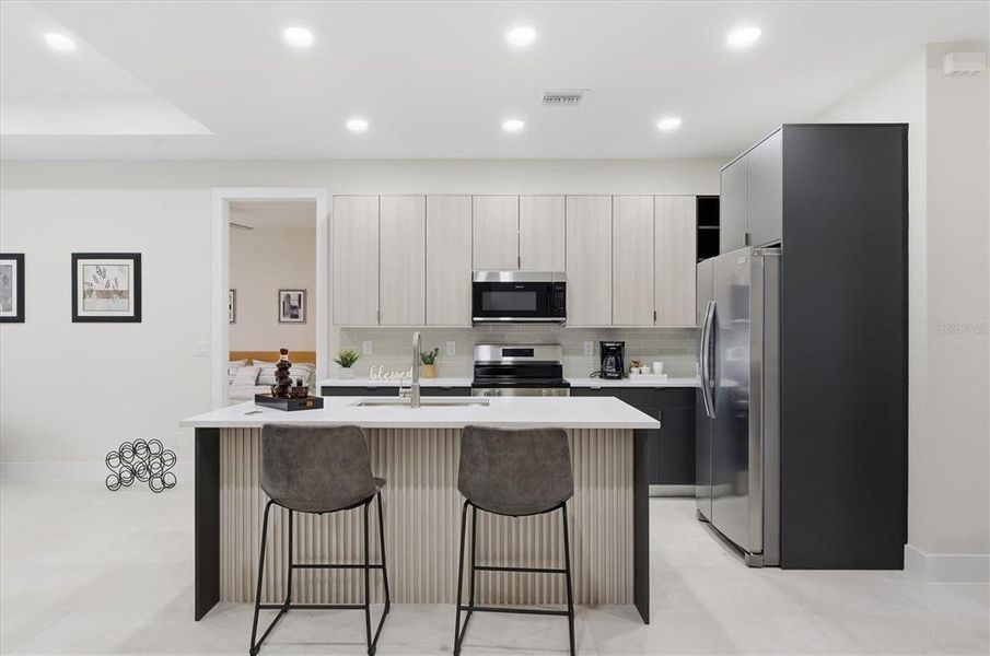 Furnished interior view inside a new home in , North Port (Image 16). Furnished interior view inside a new home in , North Port (Image 16).