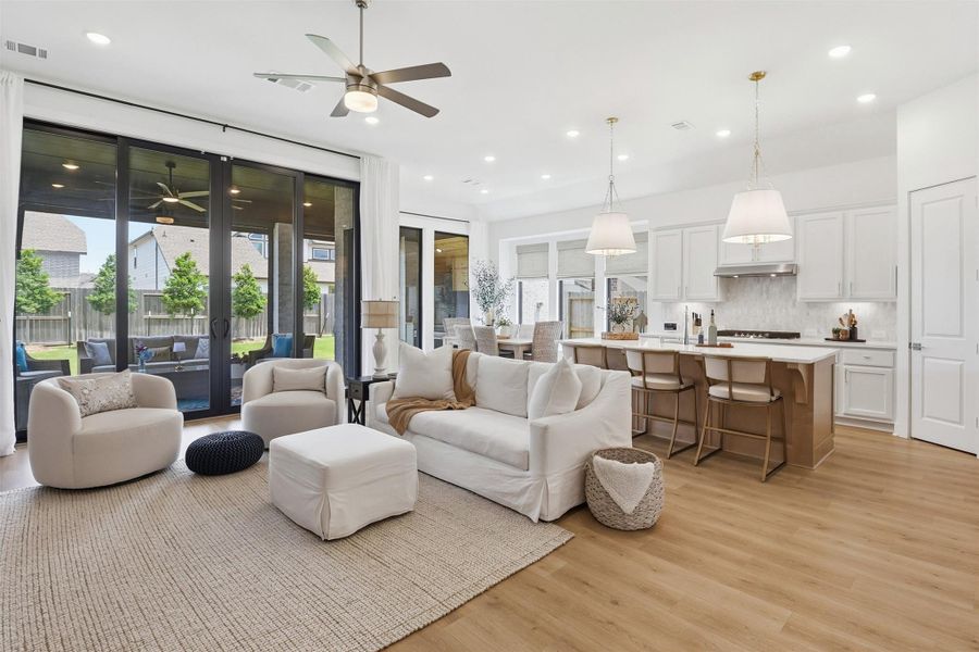 Furnished interior view inside a new home in , Brookshire (Image 38).