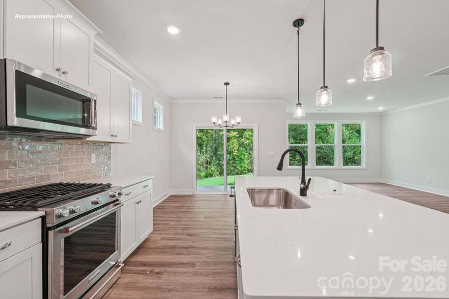 Furnished interior view inside a new home in Westport, York (Image 4).