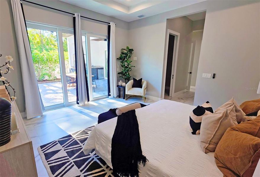 Furnished interior view inside a new home in , Sarasota (Image 59).