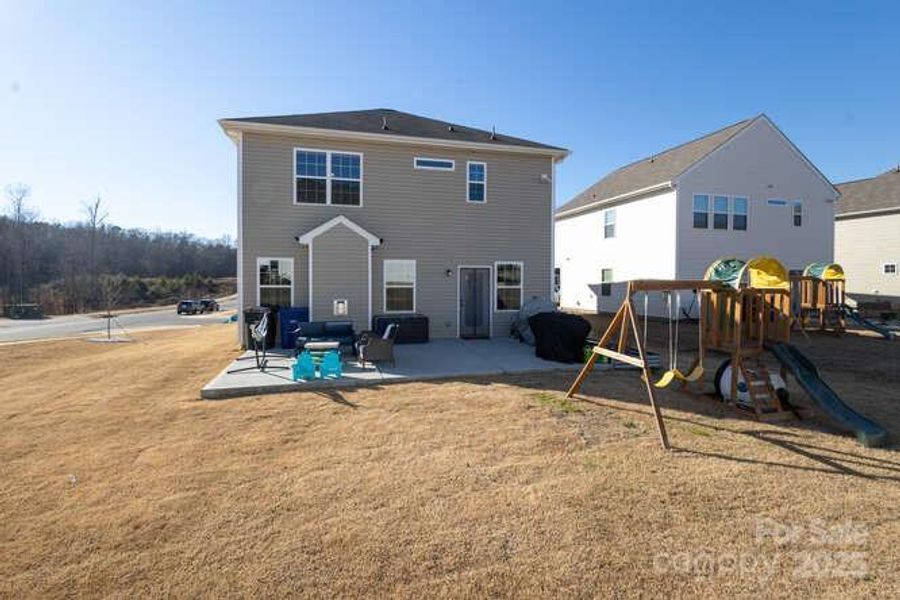 Exterior details and patio area of a home in , Mooresville (Image 4).