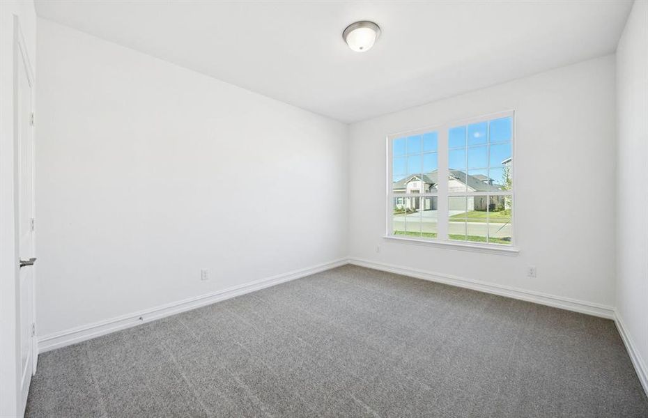 Secondary bedroom designed for comfort and convenience