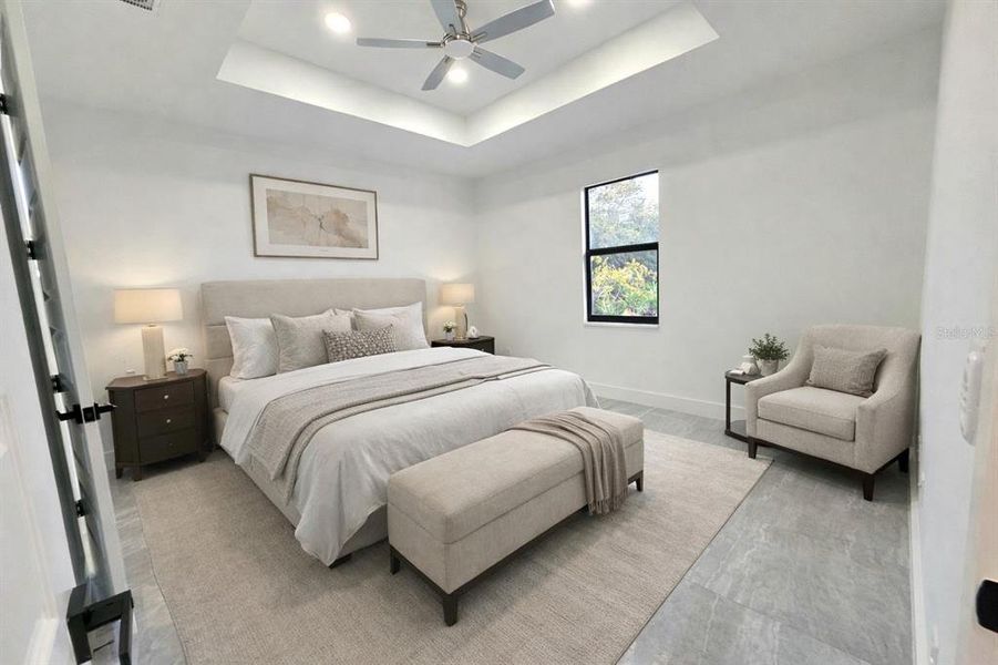 Furnished interior view inside a new home in , Lehigh Acres (Image 10).