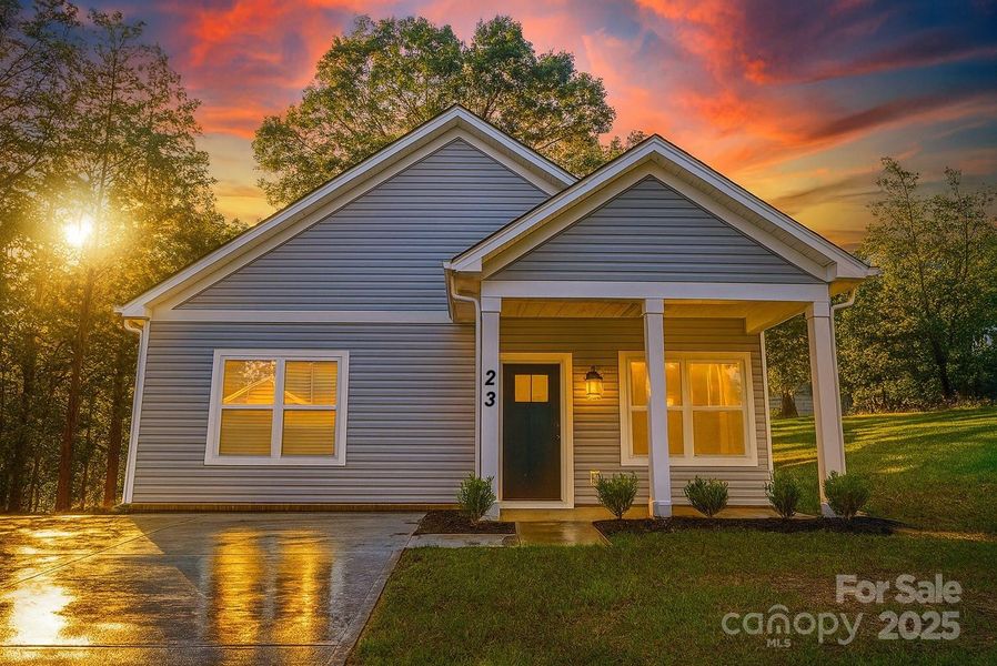 Front exterior of a new home in , Granite Falls, NC, highlighting curb appeal (Image 2).