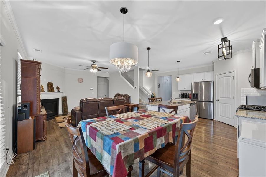 Furnished interior view inside a new home in Glen at Kensington, Lithia Springs (Image 28).