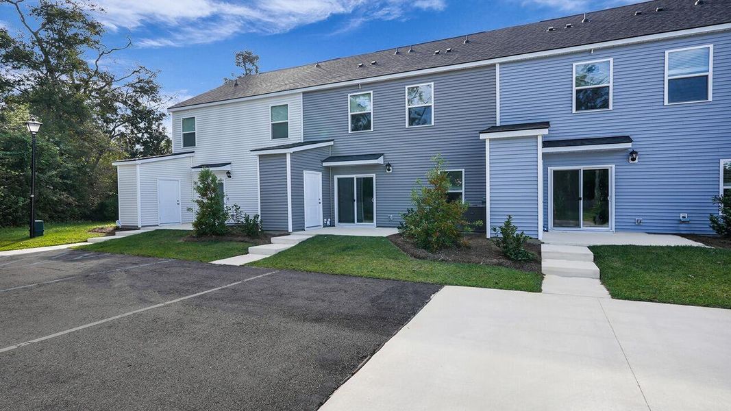 Exterior details and patio area of a home in Garbon Fields, Summerville (Image 20).
