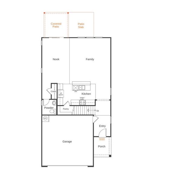2D floor plan layout of this home in Bellina, York, SC (Image 2).