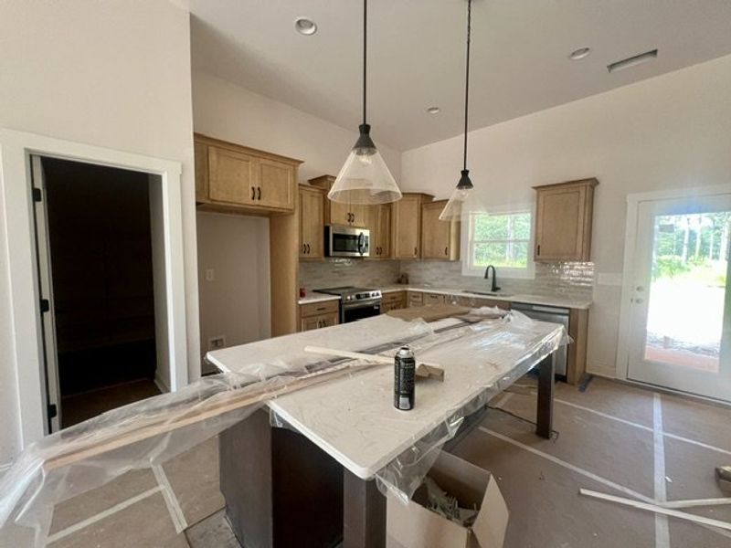 In-progress construction of a new home in Kimbell Acres, Pine Mountain, GA (Image 4).