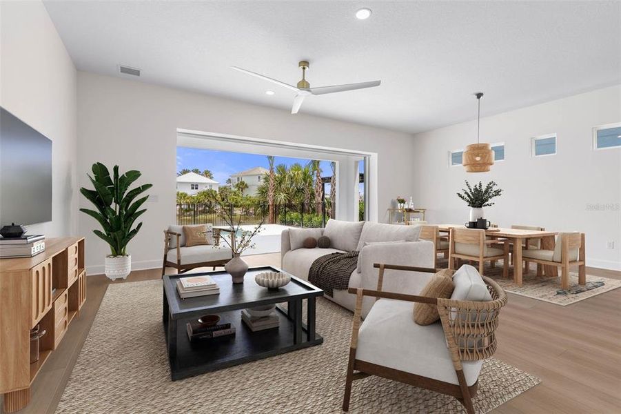 Furnished interior view inside a new home in , Palm Coast (Image 10).