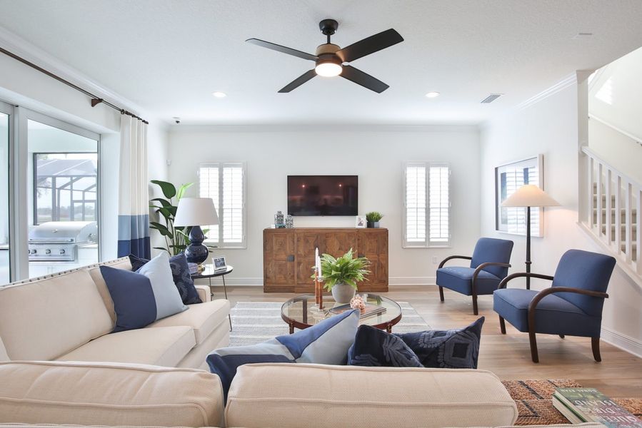 Representative furnished interior of a home built from the Artistry by Neal Communities in Palm Grove, Bradenton (Image 74).