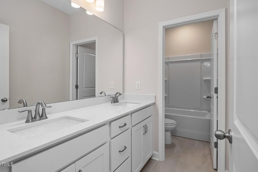 Furnished interior view inside a new home in Sage on North Main, Wake Forest (Image 13).