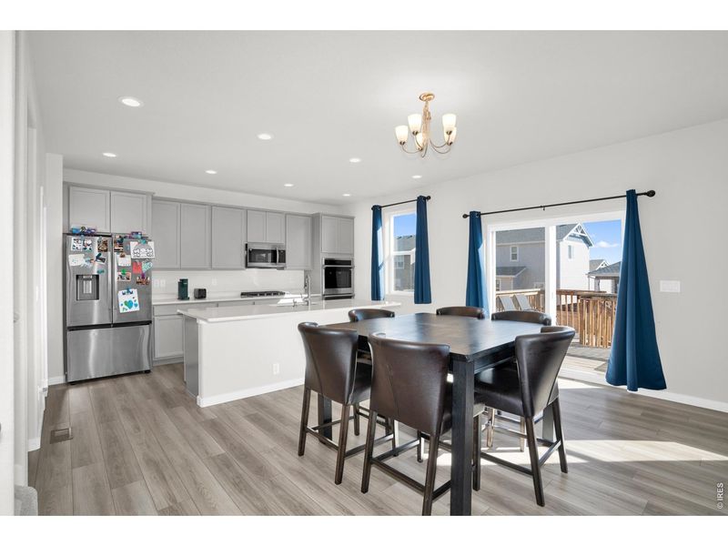 Furnished interior view inside a new home in Hidden Valley – Clover Collection, Severance (Image 9).