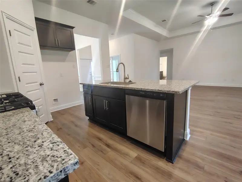 Furnished interior view inside a new home in Greystone, Angleton (Image 5). Furnished interior view inside a new home in Greystone, Angleton (Image 5).