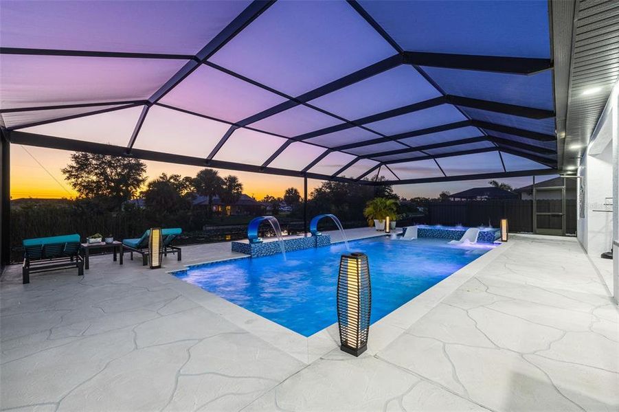 Exterior details and patio area of a home in , Cape Coral (Image 21).