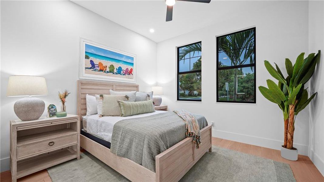 Furnished interior view inside a new home in , Sarasota (Image 22).