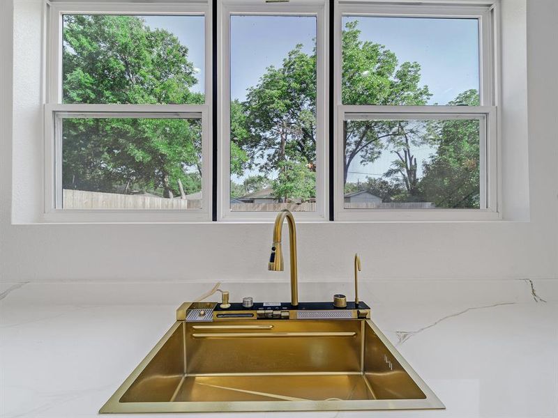 Close-up of interior finishes inside a home in , Dallas (Image 21).
