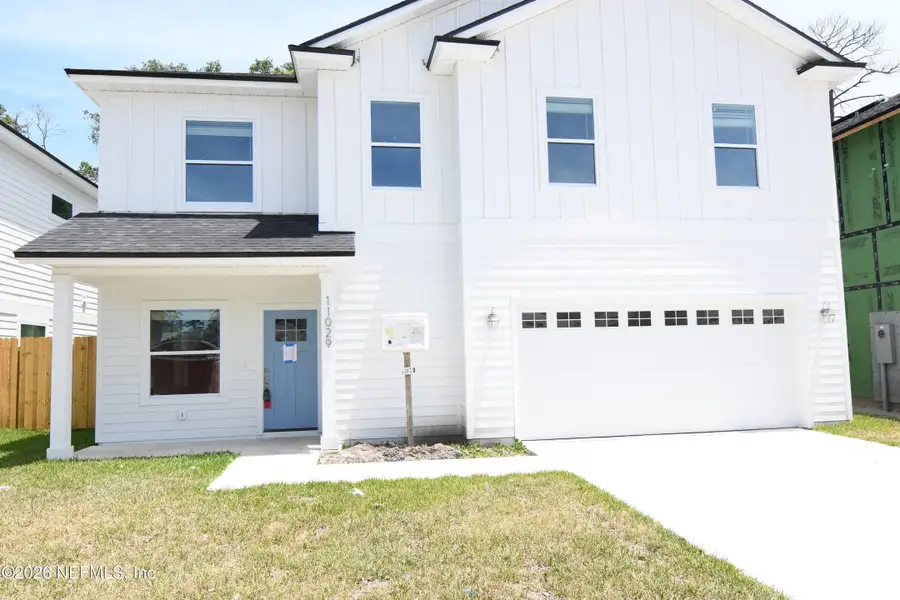 Front exterior of a new home in , Jacksonville, FL, highlighting curb appeal (Image 1). Front exterior of a new home in , Jacksonville, FL, highlighting curb appeal (Image 1).