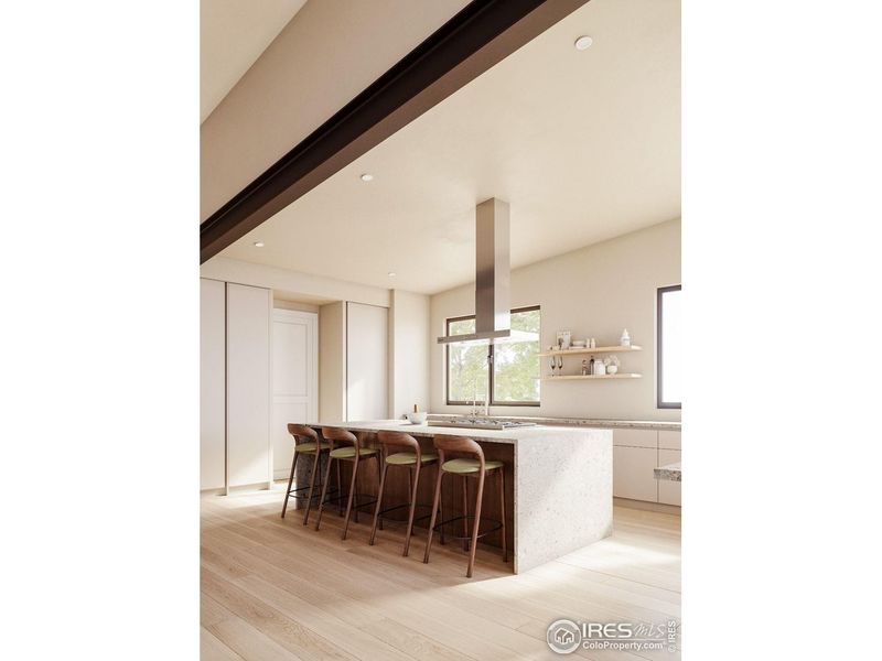 Furnished interior view inside a new home in , Boulder (Image 3).