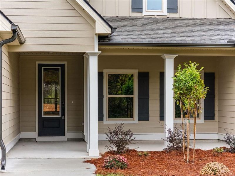Exterior details and patio area of a home in Liberty Station, Bremen (Image 1). Exterior details and patio area of a home in Liberty Station, Bremen (Image 1).