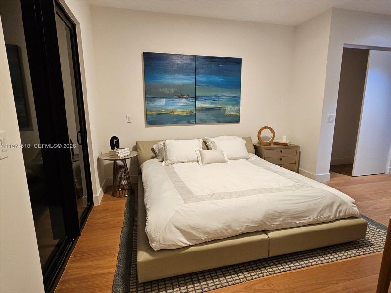 Furnished interior view inside a new home in , Miami (Image 12).