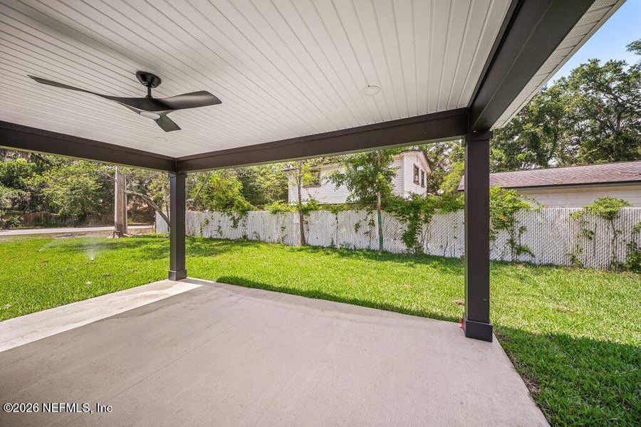 Exterior details and patio area of a home in , Jacksonville (Image 27).