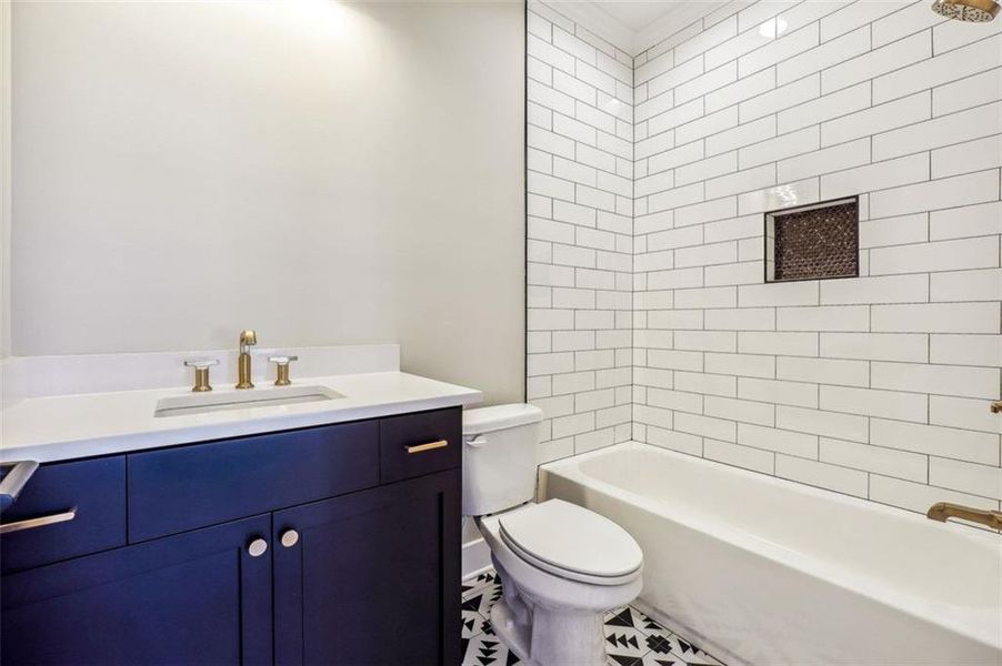 Furnished interior view inside a new home in , Atlanta (Image 26).