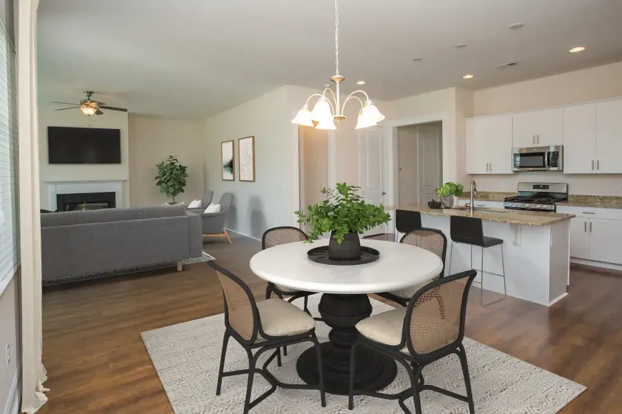 Representative furnished interior of a home built from the Harper by Hunter Quinn Homes in Church Creek Reserve, Johns Island (Image 10).