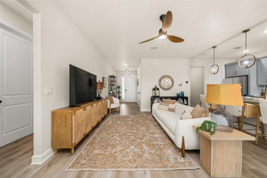 Furnished interior view inside a new home in , Sebring (Image 9).