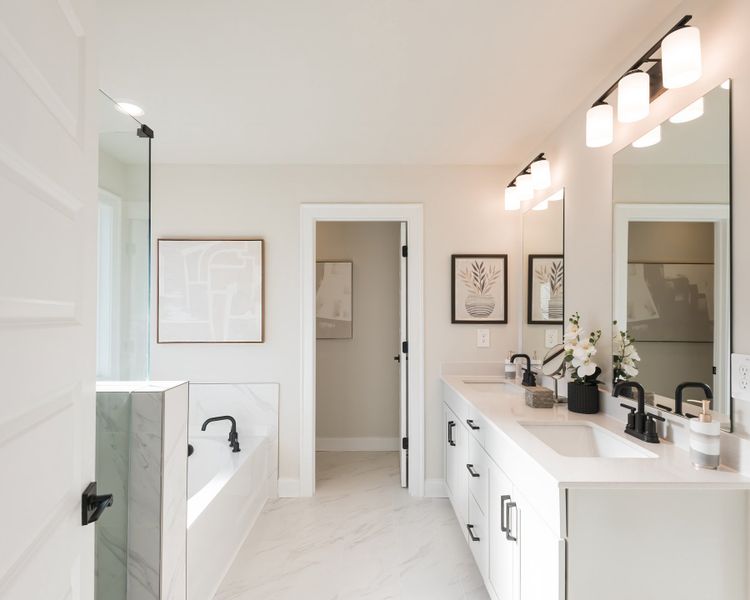 Furnished interior view inside a new home in Hemingway - Reserve Series, Cumming (Image 10).