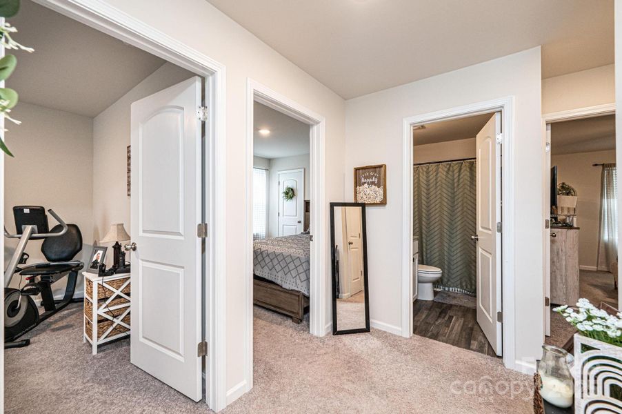 Furnished interior view inside a new home in , Newton (Image 16).