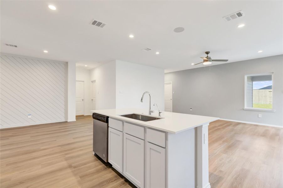 Furnished interior view inside a new home in River Ranch Trails, Dayton (Image 7). Furnished interior view inside a new home in River Ranch Trails, Dayton (Image 7).