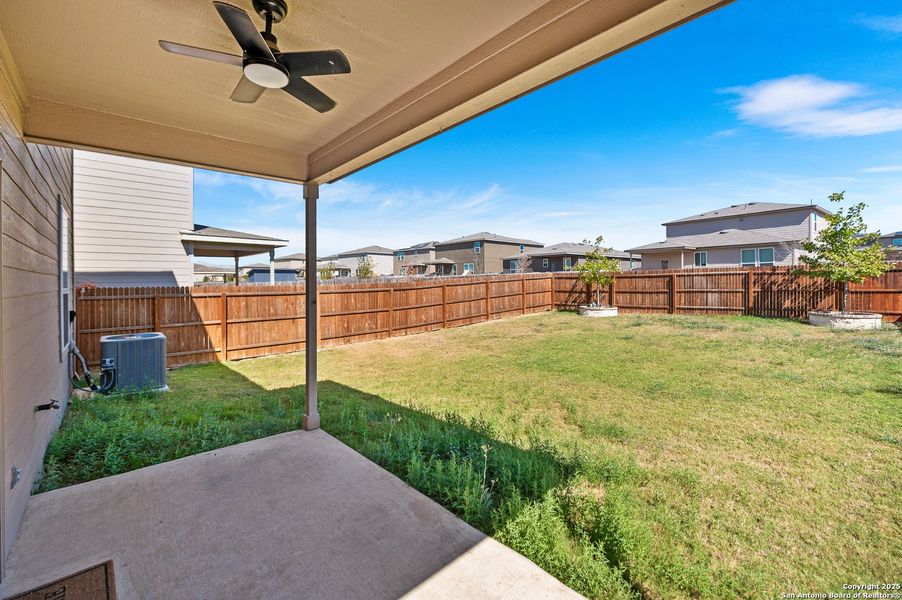 Exterior details and patio area of a home in Cinco Lakes, San Antonio (Image 15). Exterior details and patio area of a home in Cinco Lakes, San Antonio (Image 15).