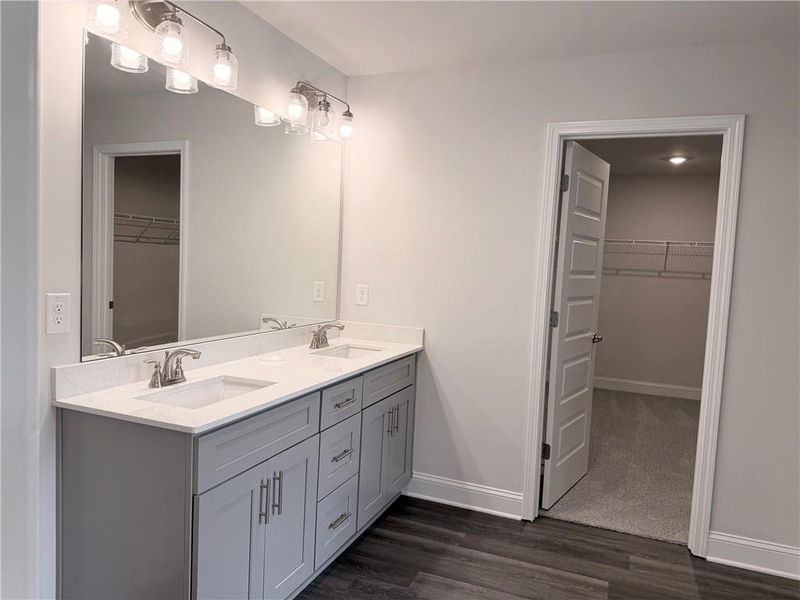 Furnished interior view inside a new home in Magnolia Villas, Cornelia (Image 9).