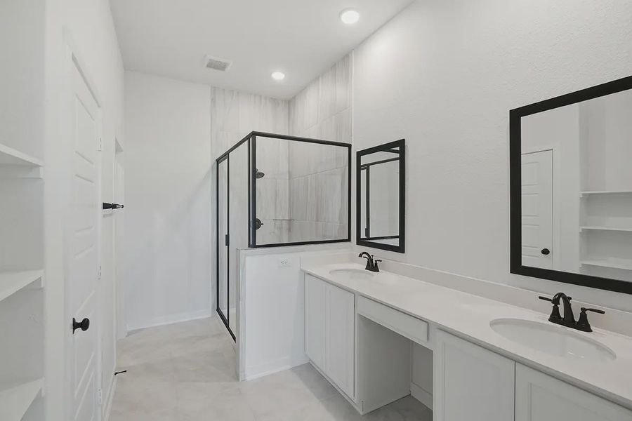 Furnished interior view inside a new home in The Crossvine, Schertz (Image 17).