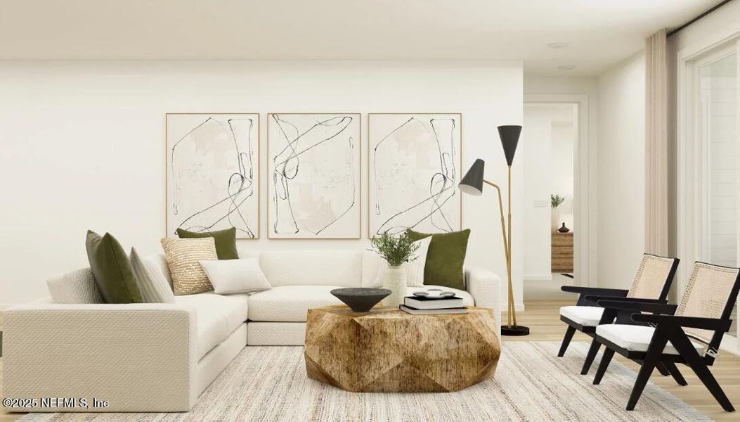 Furnished interior view inside a new home in Russell Retreat, Green Cove Springs (Image 5).