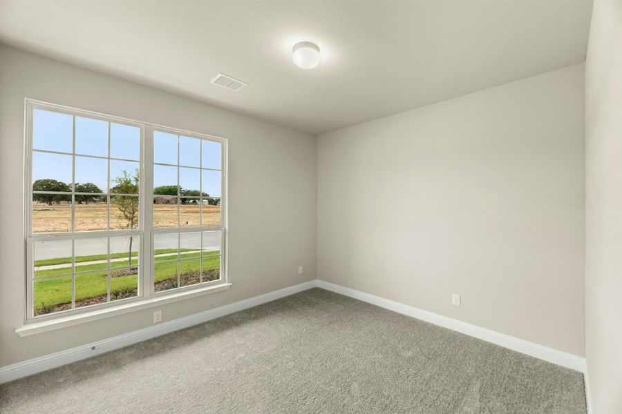 Representative unfurnished interior of a home built from the Bluebonnet by Kindred Homes in Dominion Park, Waxahachie (Image 17).