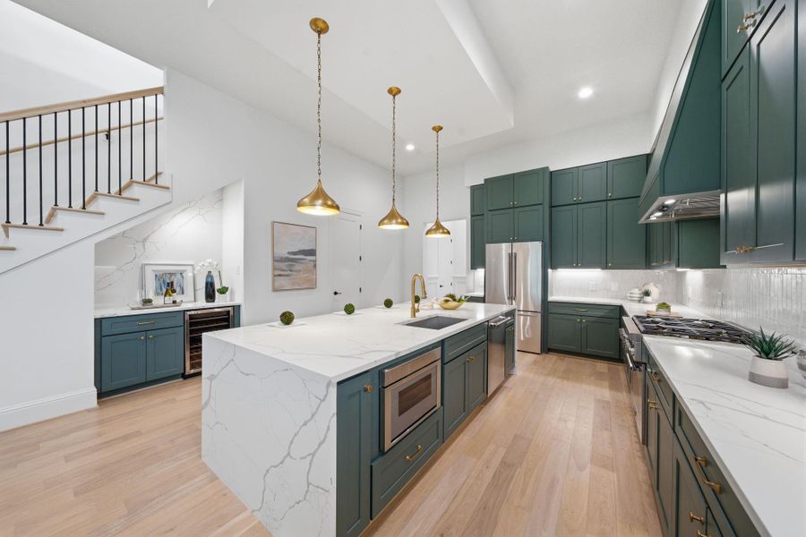 Furnished interior view inside a new home in , Houston (Image 7).