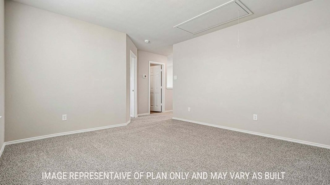 Spacious, unfurnished interior of a new home in Eagles Landing, Waco (Image 29).