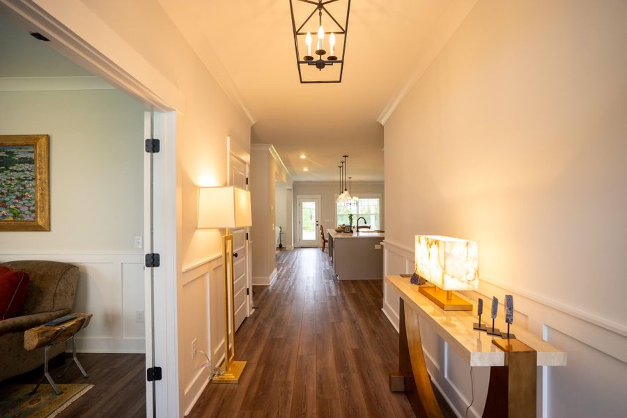 Furnished interior view inside a new home in Hewing Farms, Summerville (Image 29).