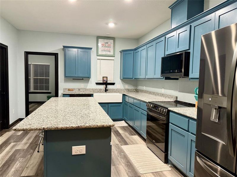 Furnished interior view inside a new home in , Point (Image 10).